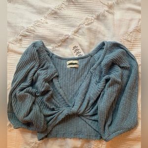 Urban Outfitters Long-Sleeved Crop Top